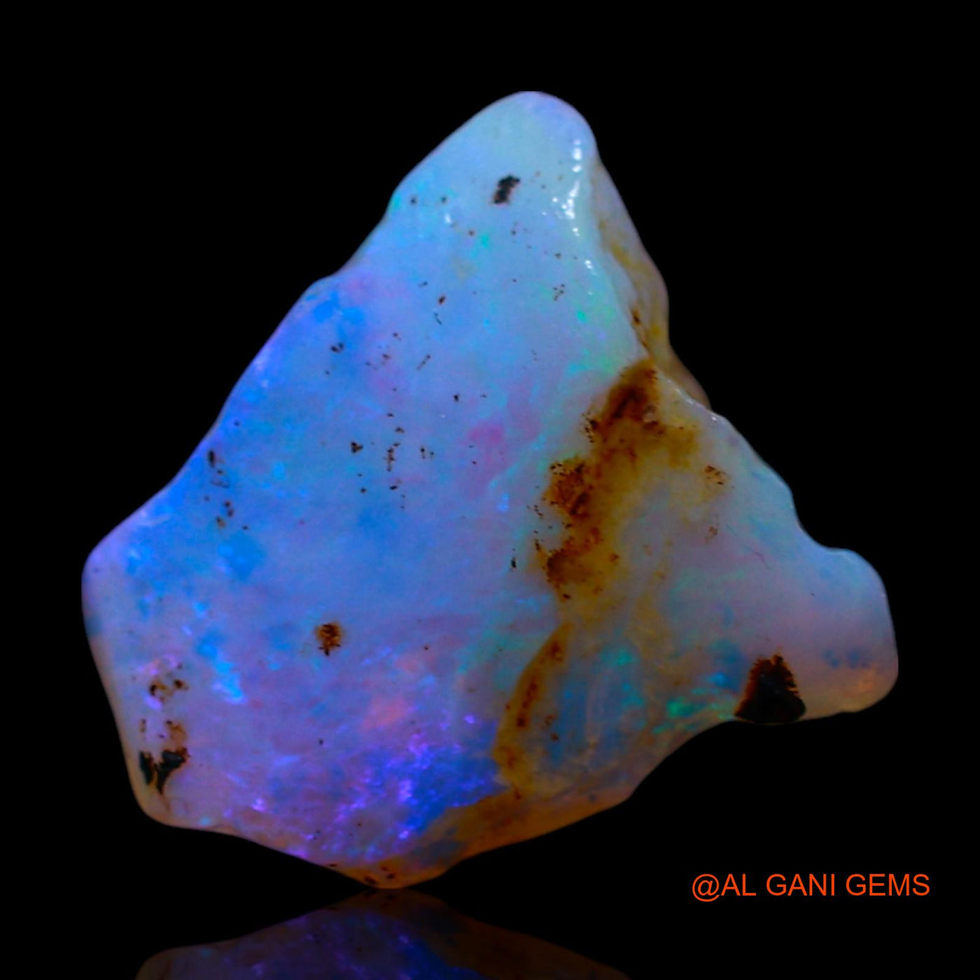 2.00 Cts Natural Australian Fire Opal Loose Gemstone Fancy Rough 10x10x4 mm RF-733