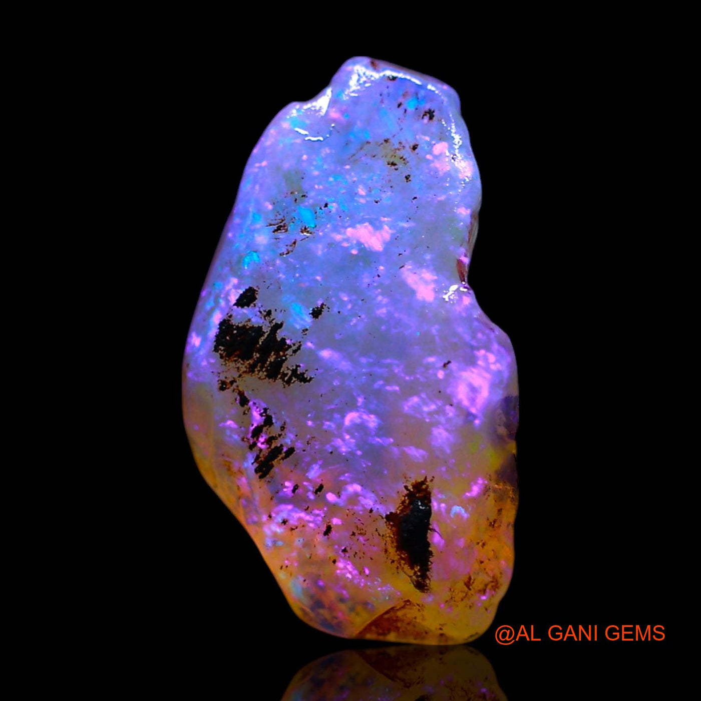2.00 Cts Natural Australian Fire Opal Loose Gemstone Fancy Rough 12x8x6 mm RF-735