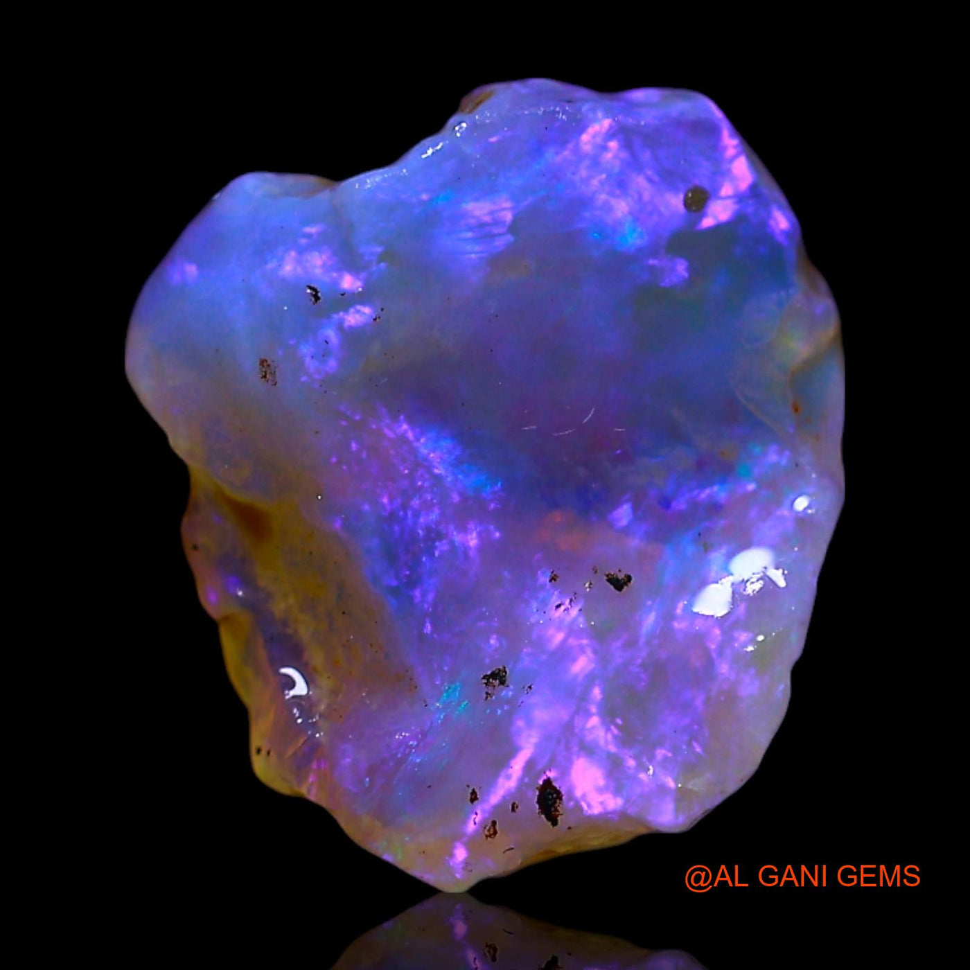 2.00 Cts Unheated Australian Fire Opal Loose Gemstone Fancy Rough Natural 11x9x5 mm RF-742