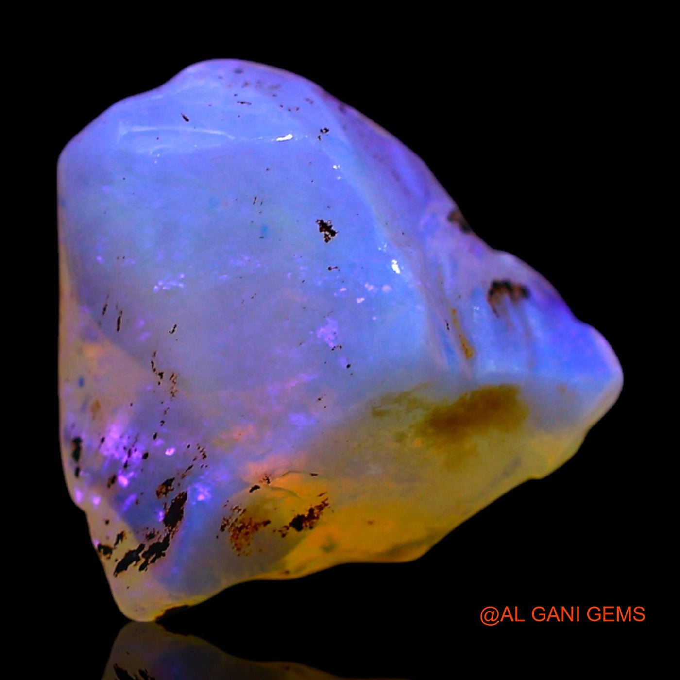 2.00 Cts Unheated Australian Fire Opal Loose Gemstone Fancy Rough Natural 11x10x5 mm RF-743