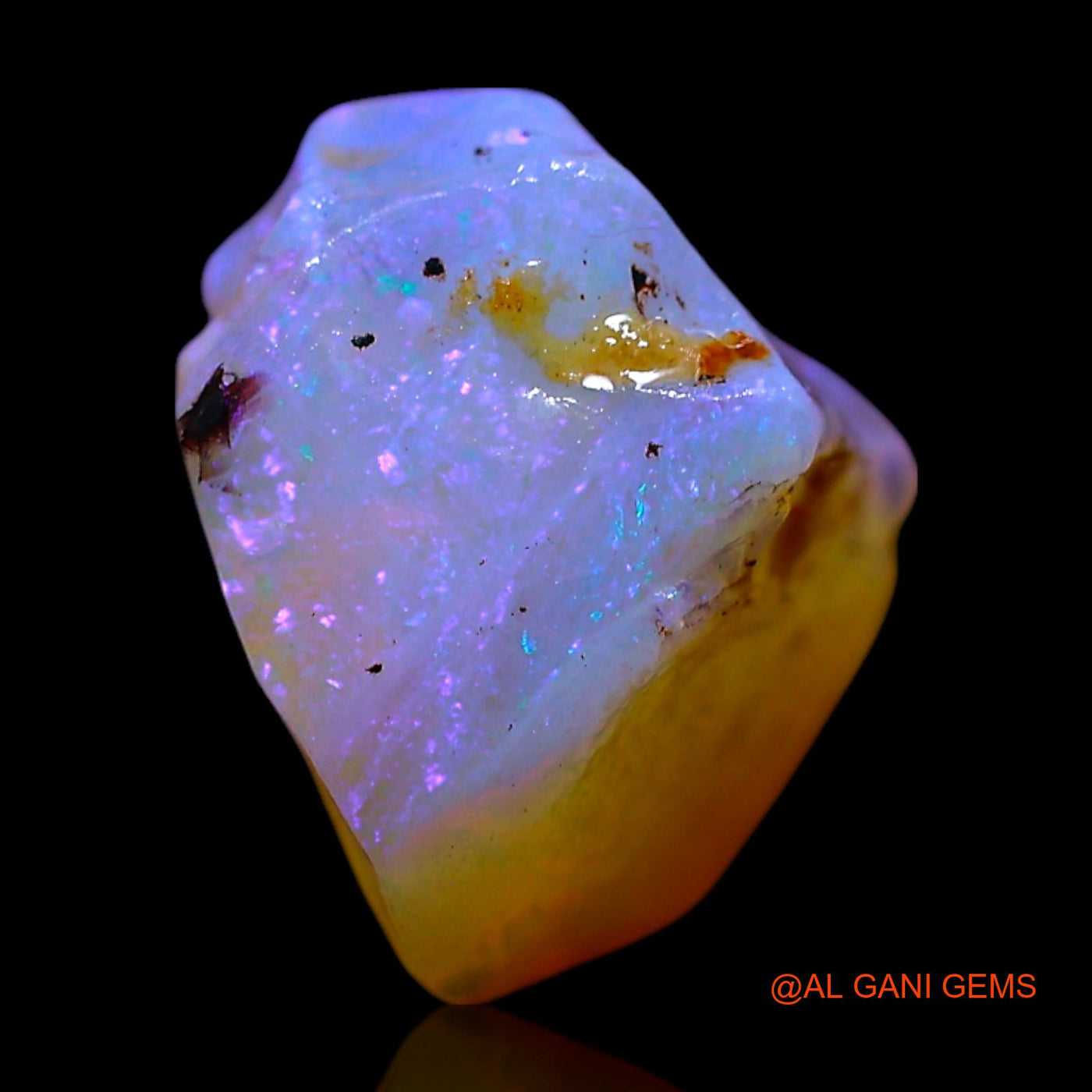 3.00 Cts Natural Australian Fire Opal Fancy Rough Loose Gemstone For Jewelry 10x8x7 mm RF-745