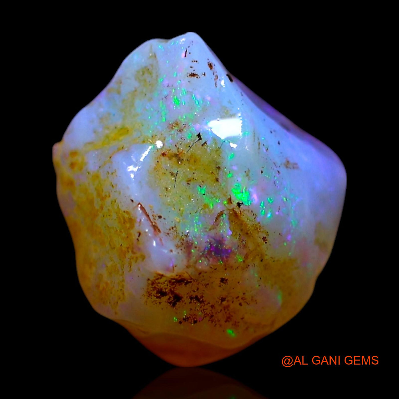 3.00 Cts Natural Australian Fire Opal Loose Gemstone Fancy Rough 11x9x8 mm RF-746