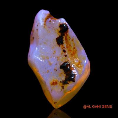 2.00 Cts Natural Australian Fire Opal Loose Gemstone Fancy Rough 11x6x6 mm RF-747