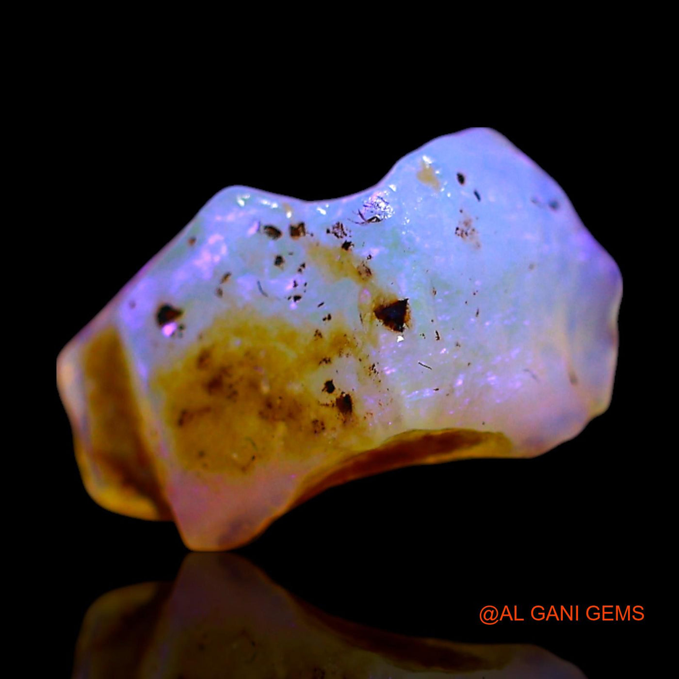 2.00 Cts Natural Australian Fire Opal Loose Gemstone Fancy Rough 11x6x6 mm RF-747