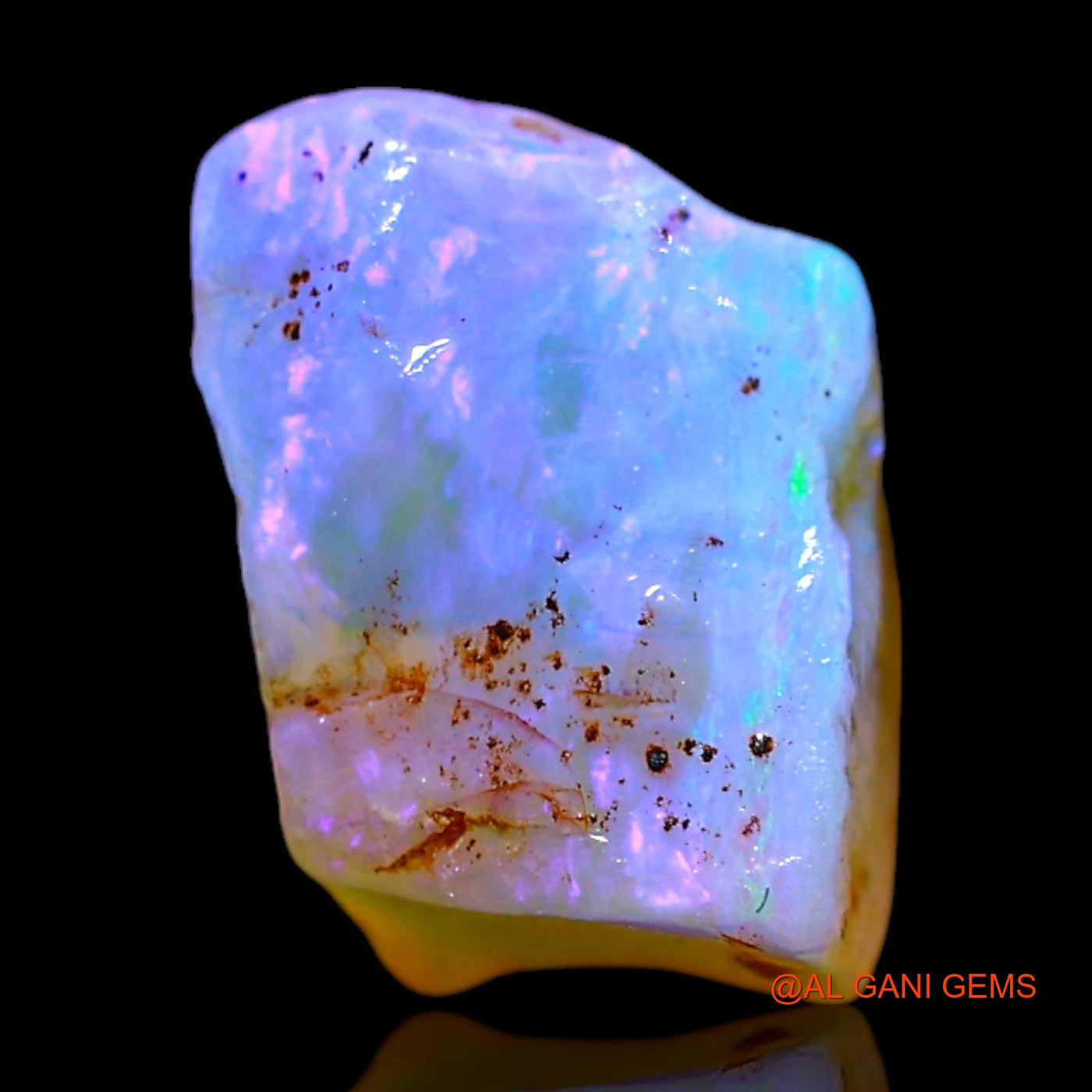 2.00 Cts Natural Australian Fire Opal Fancy Rough Loose Gemstone For Jewelry 11x7x6 mm RF-749