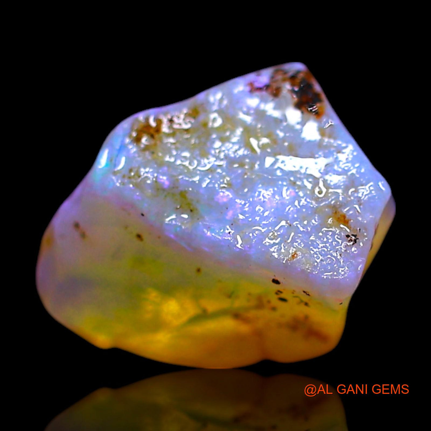 2.00 Cts Natural Australian Fire Opal Fancy Rough Loose Gemstone For Jewelry 11x7x6 mm RF-749