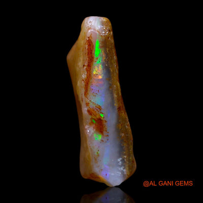 4.00 Cts Natural Australian Fire Opal Loose Gemstone Fancy Rough 14x14x4 mm RF-74