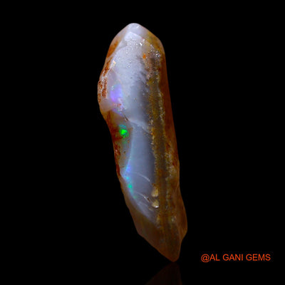 4.00 Cts Natural Australian Fire Opal Loose Gemstone Fancy Rough 14x14x4 mm RF-74