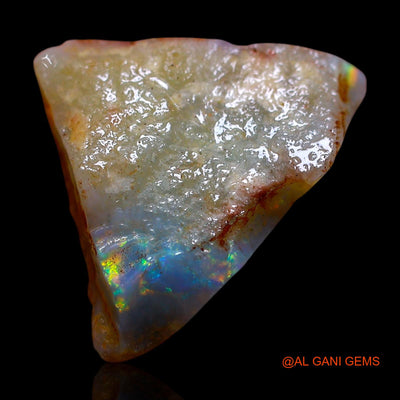 4.00 Cts Natural Australian Fire Opal Loose Gemstone Fancy Rough 14x14x4 mm RF-74
