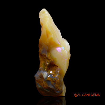 Natural Fire Opal Gemstone 15.00 Cts Loose Fancy Rough From Australia 35x12x9 mm RF-753