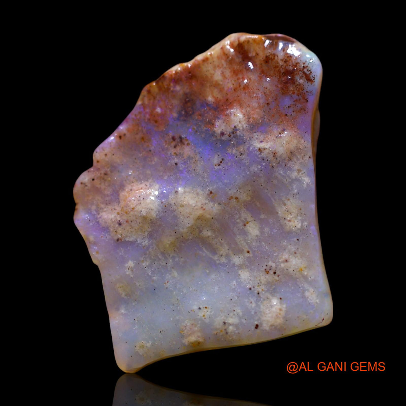 10.00 Cts Natural Australian Fire Opal Fancy Rough Loose Gemstone For Jewelry 23x19x4 mm RF-754