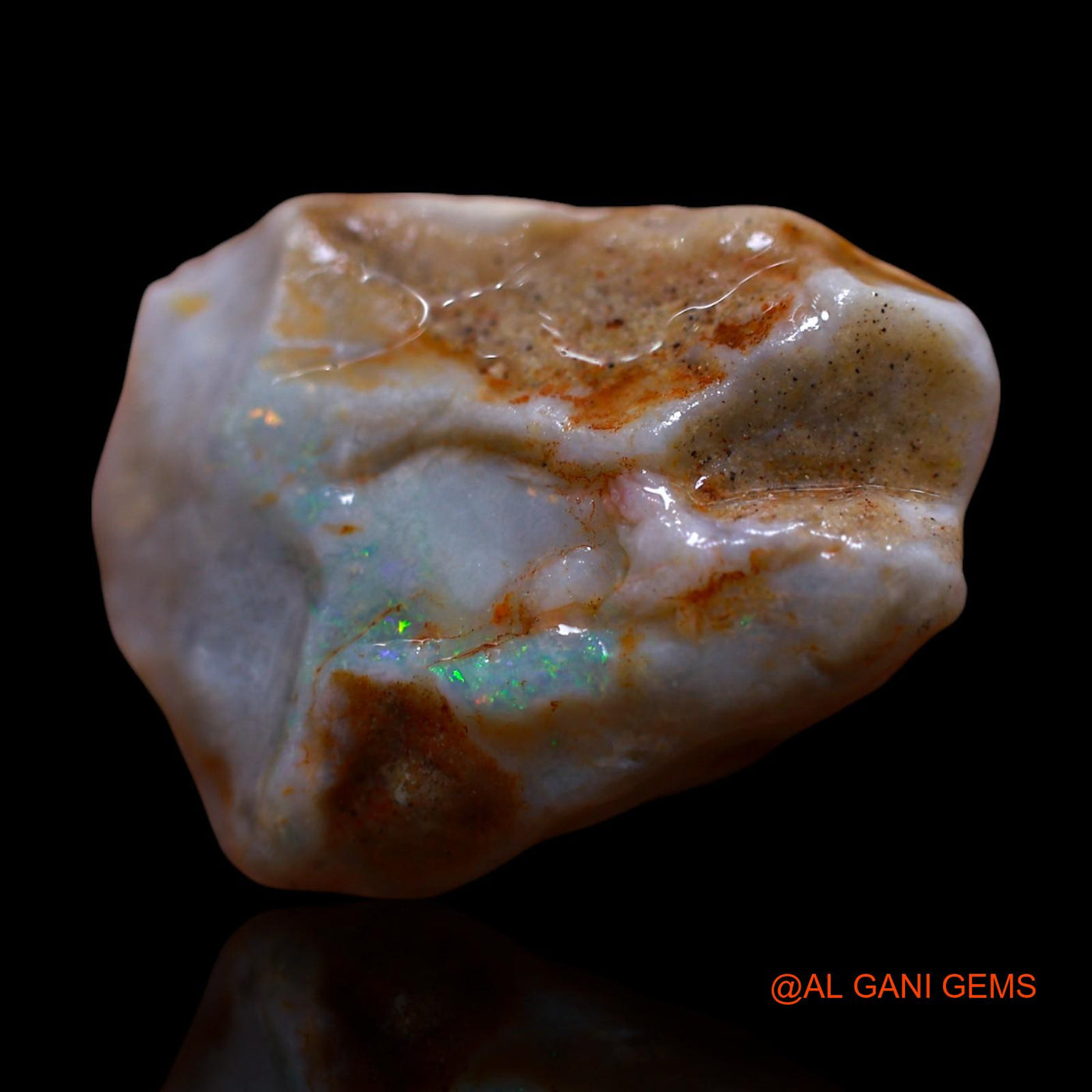 16.00 Cts Natural Australian Fire Opal Loose Gemstone Fancy Rough 23x17x9 mm RF-757