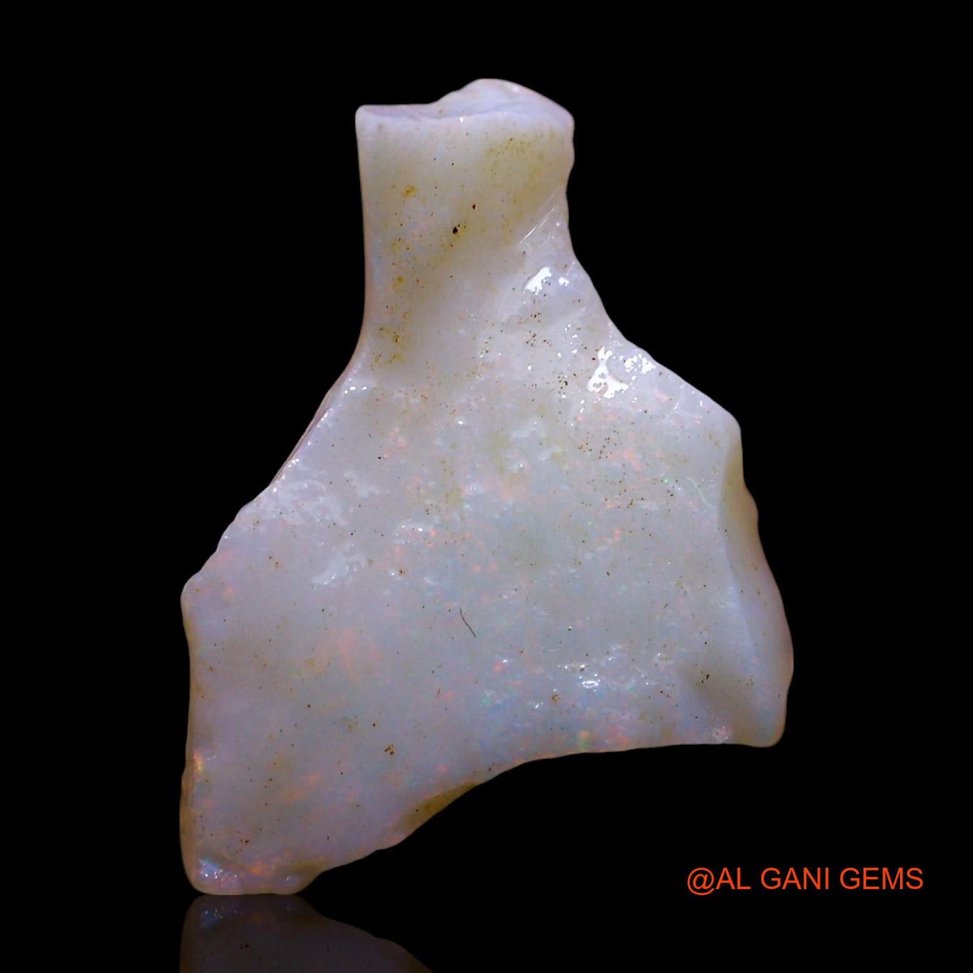 Natural Untreated Fire Opal Loose Gemstone Fancy Rough From Australia 3.00 Cts 17x12x4 mm RF-75