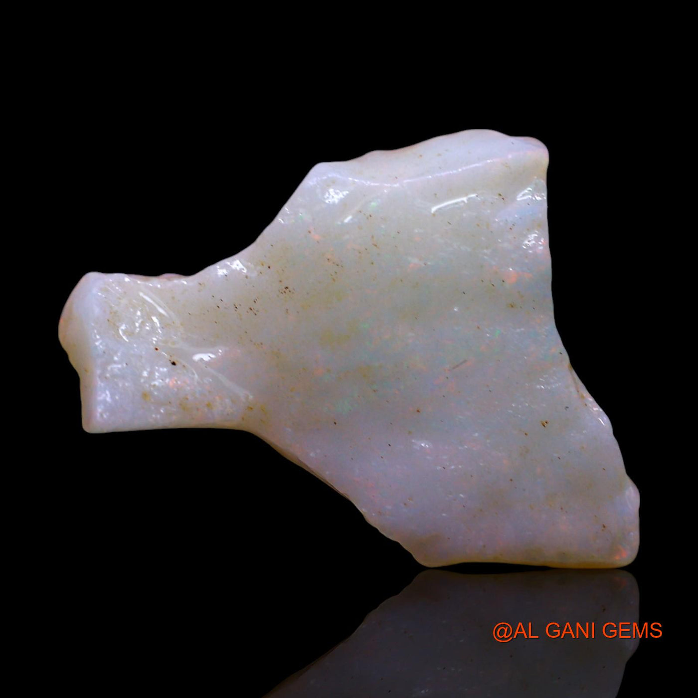 Natural Untreated Fire Opal Loose Gemstone Fancy Rough From Australia 3.00 Cts 17x12x4 mm RF-75