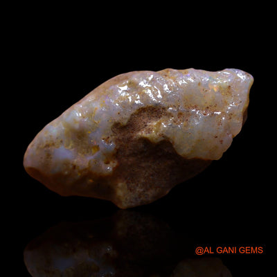 Natural Untreated Fire Opal Loose Gemstone Fancy Rough From Australia 9.00 Cts 28x15x6 mm RF-762