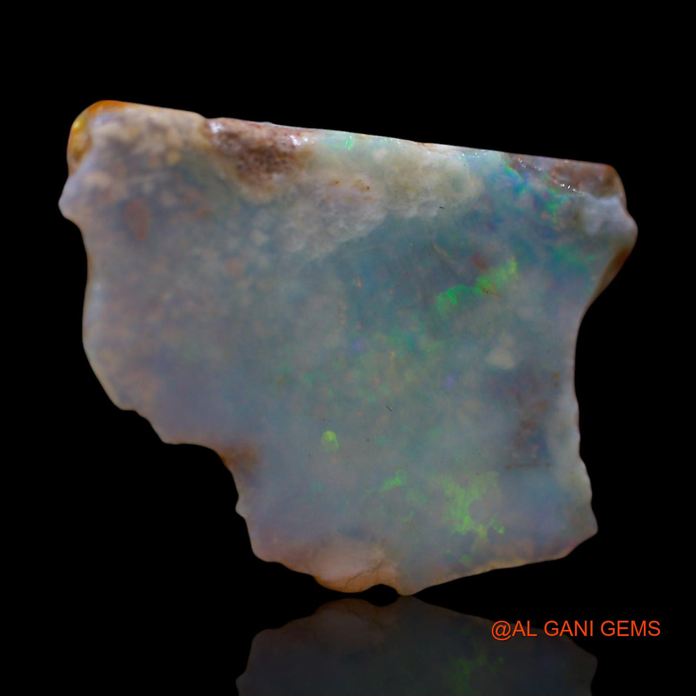 7.00 Cts Natural Australian Fire Opal Loose Gemstone Fancy Rough 22x16x5 mm RF-764