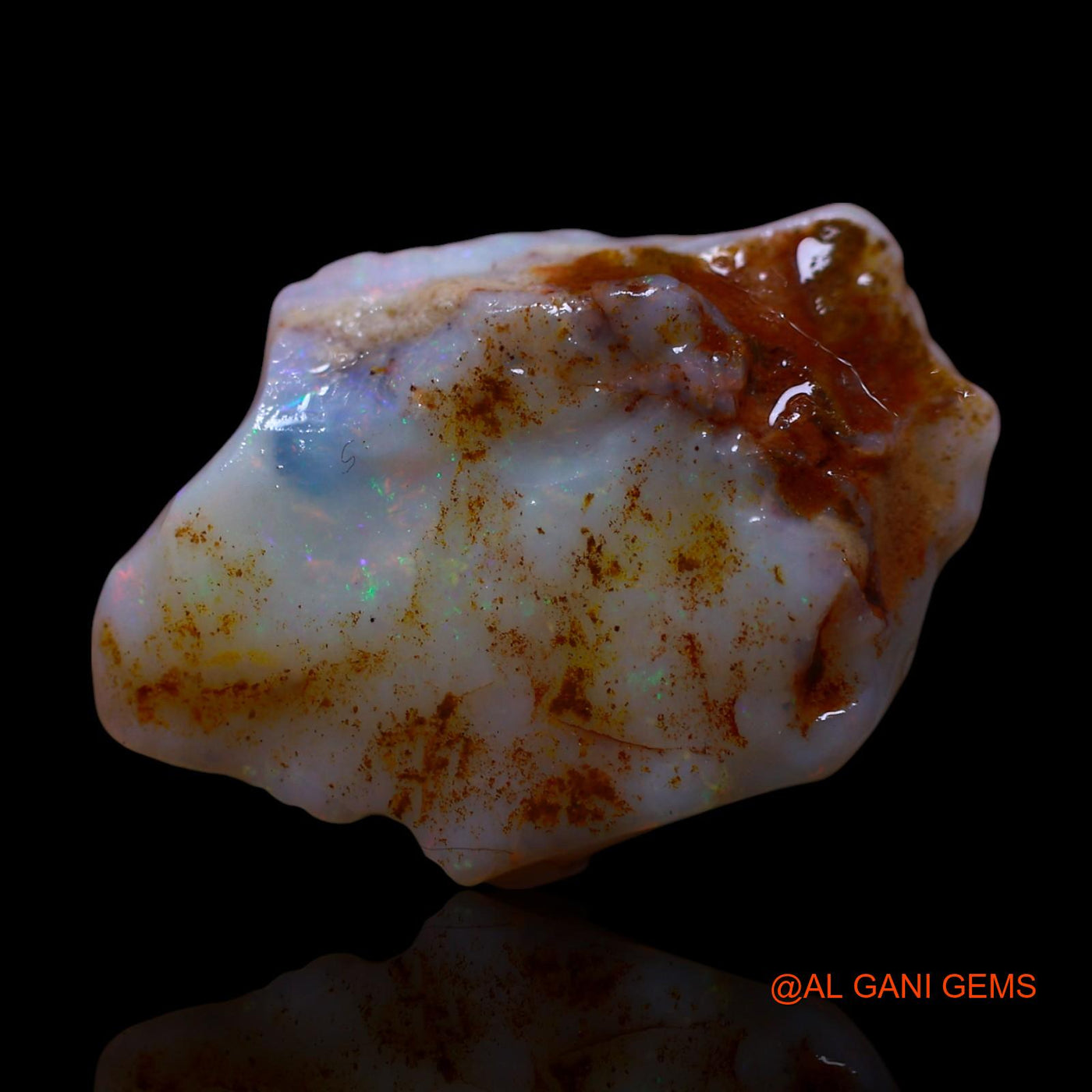 13.00 Cts Unheated Australian Fire Opal Loose Gemstone Fancy Rough Natural 23x16x8 mm RF-765
