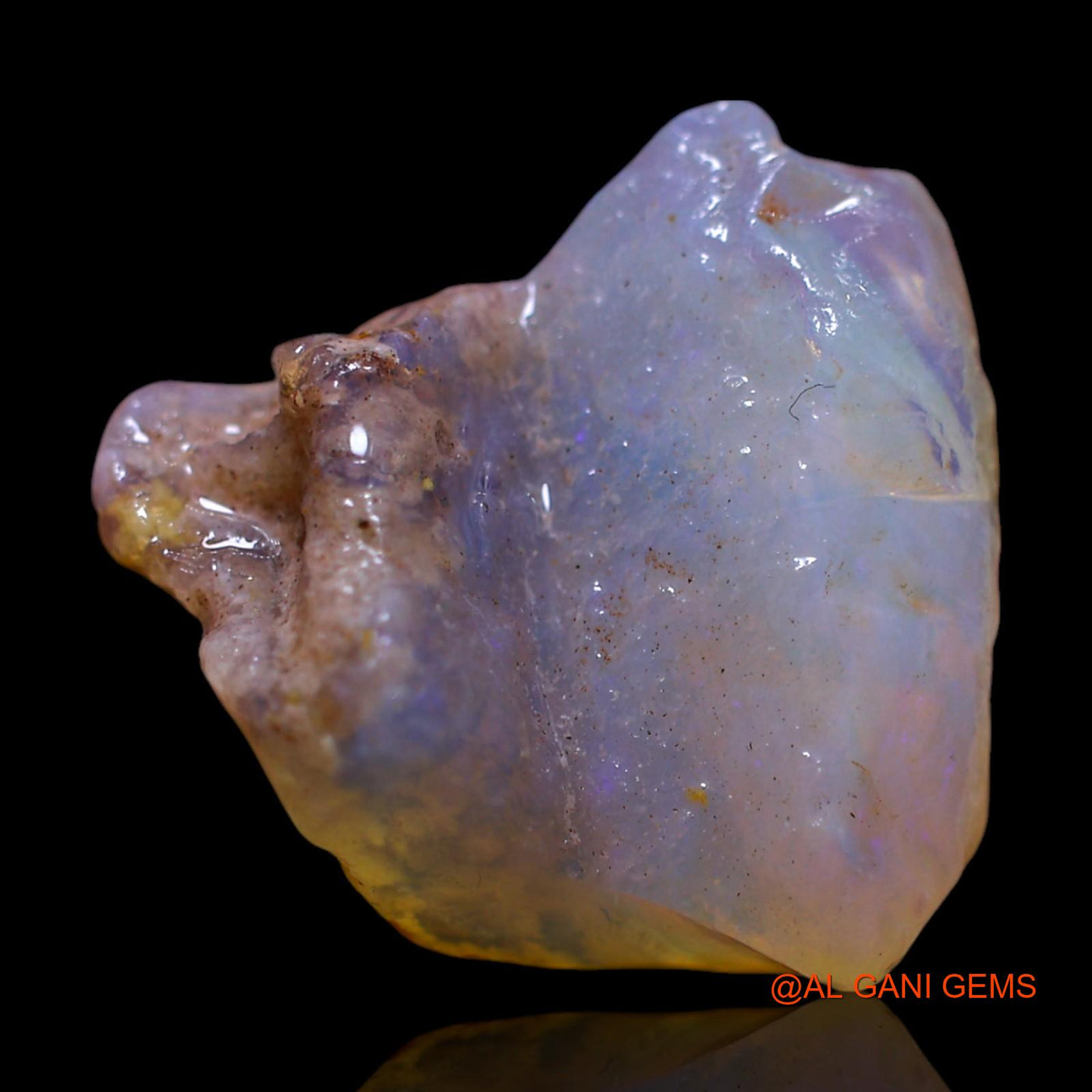 16.00 Cts Natural Australian Fire Opal Loose Gemstone Fancy Rough 18x17x12 mm RF-770