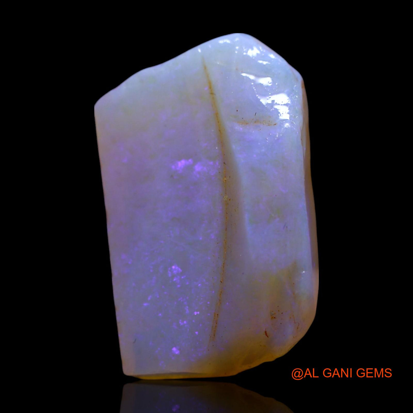 Natural Untreated Fire Opal Loose Gemstone Fancy Rough From Australia 11.00 Cts 21x14x5 mm RF-771