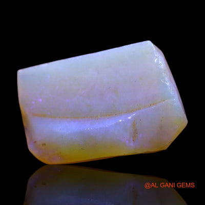 Natural Untreated Fire Opal Loose Gemstone Fancy Rough From Australia 11.00 Cts 21x14x5 mm RF-771