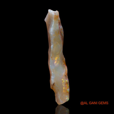 Natural Fire Opal Gemstone 6.00 Cts Loose Fancy Rough From Australia 27x10x5 mm RF-772