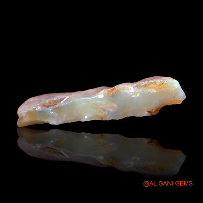 Natural Fire Opal Gemstone 6.00 Cts Loose Fancy Rough From Australia 27x10x5 mm RF-772