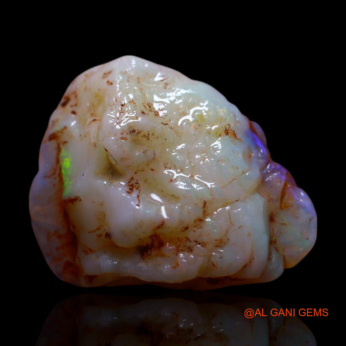 10.00 Cts Unheated Australian Fire Opal Loose Gemstone Fancy Rough Natural 20x16x6 mm RF-773