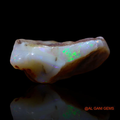 Natural Fire Opal Gemstone 10.00 Cts Loose Fancy Rough From Australia 21x13x8 mm RF-774