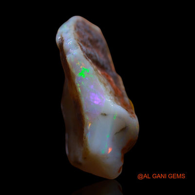 Natural Fire Opal Gemstone 10.00 Cts Loose Fancy Rough From Australia 21x13x8 mm RF-774