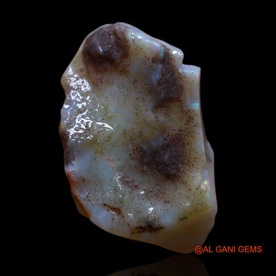 Natural Fire Opal Gemstone 10.00 Cts Loose Fancy Rough From Australia 21x13x8 mm RF-774