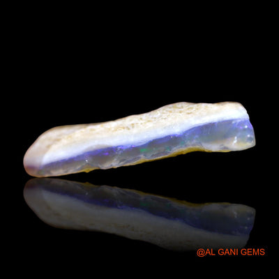 Natural Fire Opal Gemstone 8.00 Cts Loose Fancy Rough From Australia 26x10x5 mm RF-776