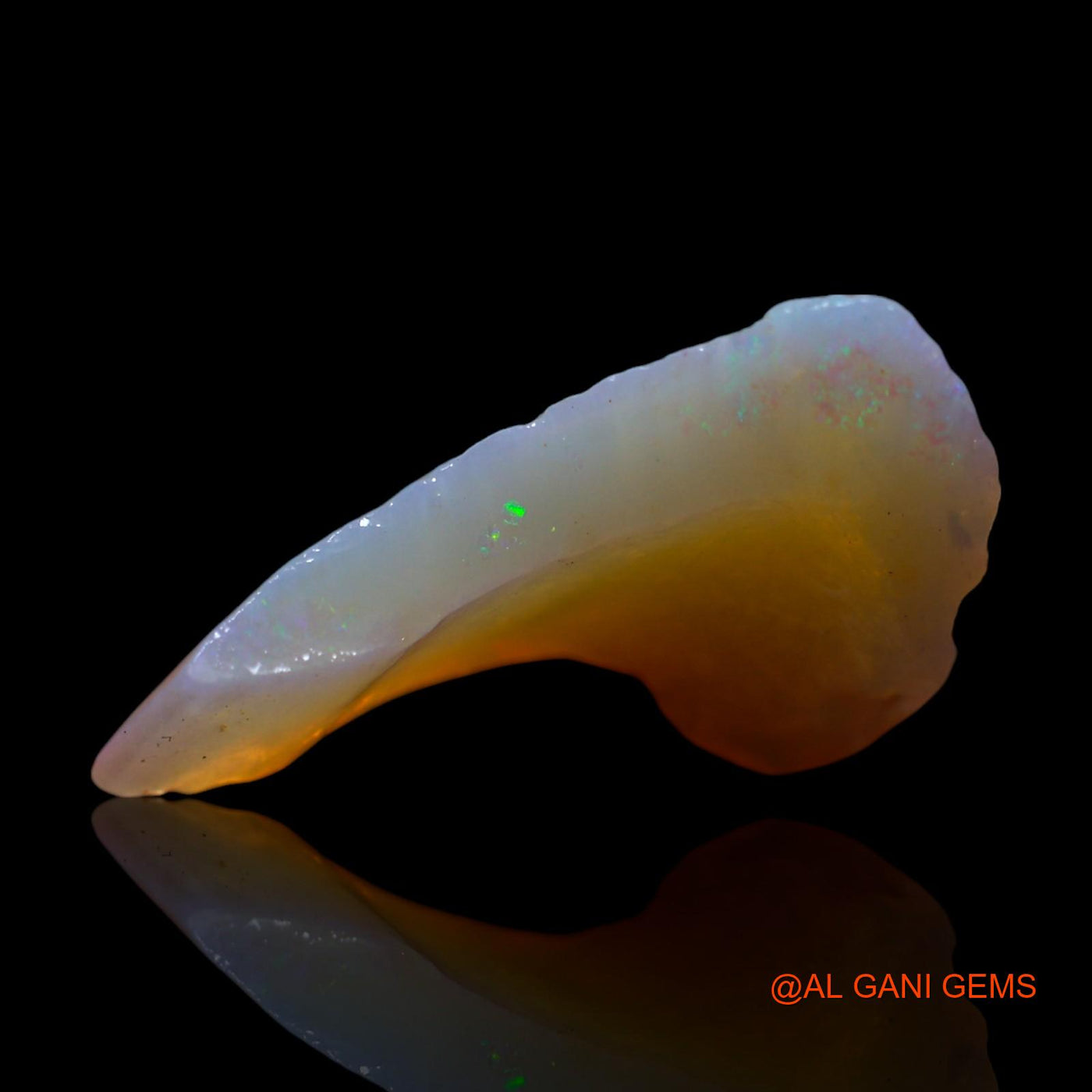6.00 Cts Natural Australian Fire Opal Loose Gemstone Fancy Rough 23x15x6 mm RF-777