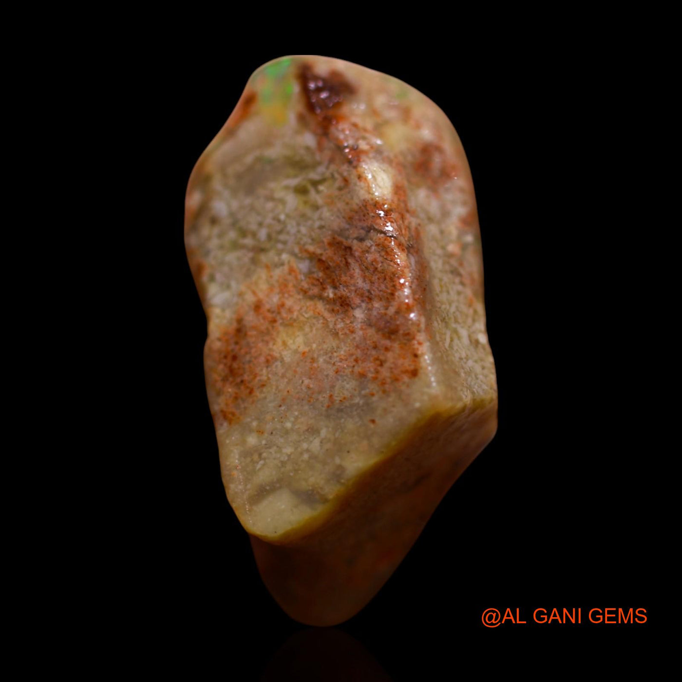 14.00 Cts Natural Australian Fire Opal Loose Gemstone Fancy Rough 22x12x9 mm RF-778
