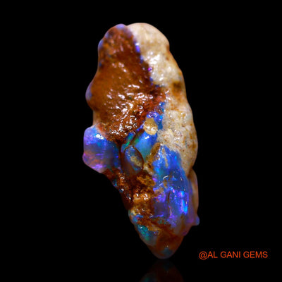 Natural Fire Opal Gemstone 9.00 Cts Loose Fancy Rough From Australia 22x11x9 mm RF-779