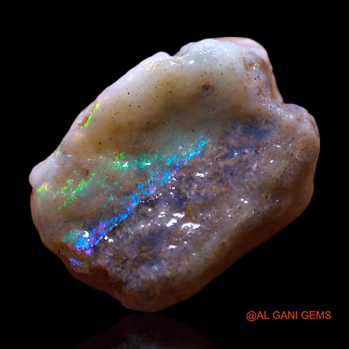 14.00 Cts Unheated Australian Fire Opal Loose Gemstone Fancy Rough Natural 17x16x13 mm RF-780
