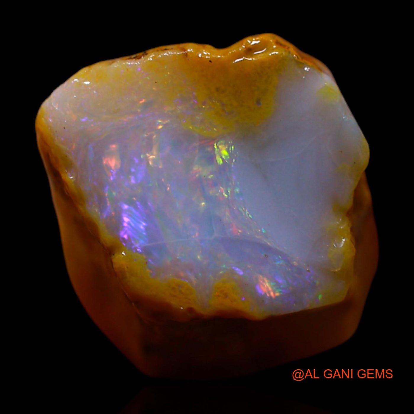 11.00 Cts Natural Australian Fire Opal Loose Gemstone Fancy Rough 19x11x8 mm RF-781