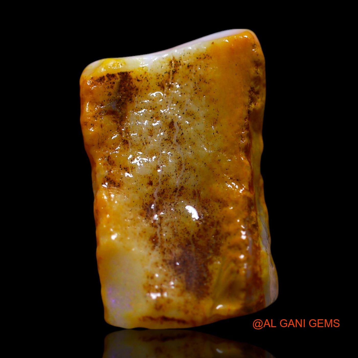 11.00 Cts Natural Australian Fire Opal Loose Gemstone Fancy Rough 19x11x8 mm RF-781