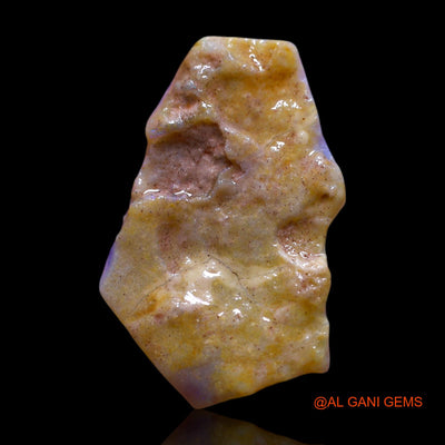 5.00 Cts Natural Australian Fire Opal Loose Gemstone Fancy Rough 20x13x3 mm RF-783