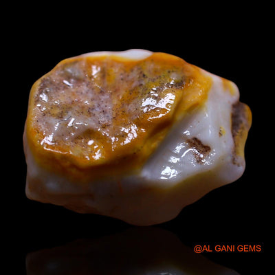 Natural Untreated Fire Opal Loose Gemstone Fancy Rough From Australia 14.00 Cts 19x14x11 mm RF-784