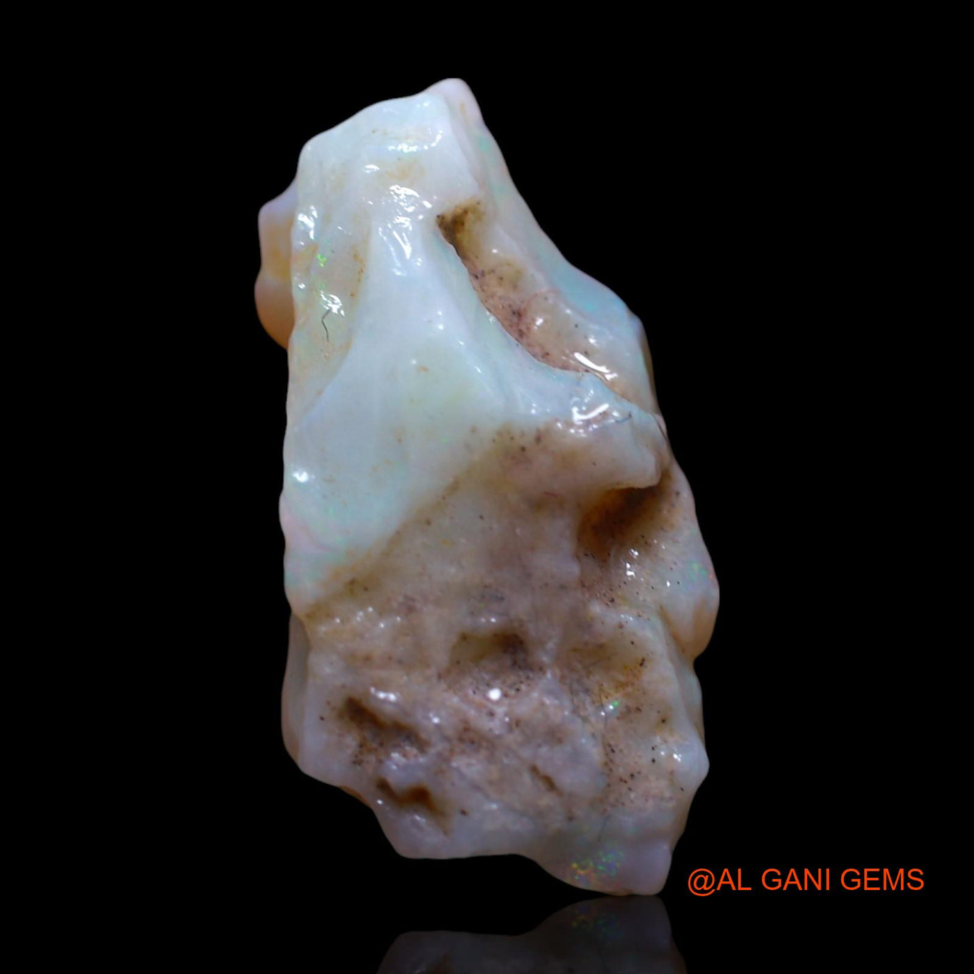 9.00 Cts Natural Australian Fire Opal Loose Gemstone Fancy Rough 22x12x8 mm RF-785