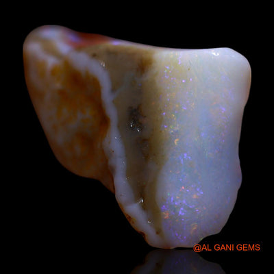 Natural Untreated Fire Opal Loose Gemstone Fancy Rough From Australia 8.00 Cts 22x13x6 mm RF-792