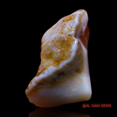 Natural Untreated Fire Opal Loose Gemstone Fancy Rough From Australia 8.00 Cts 22x13x6 mm RF-792