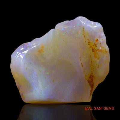 Natural Untreated Fire Opal Loose Gemstone Fancy Rough From Australia 8.00 Cts 19x15x6 mm RF-793