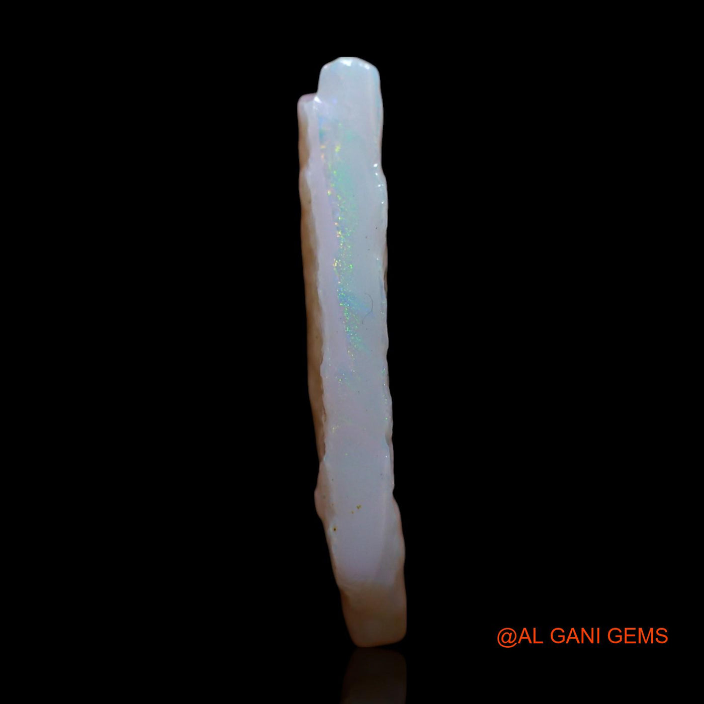Natural Untreated Fire Opal Loose Gemstone Fancy Rough From Australia 5.00 Cts 24x15x3 mm RF-794
