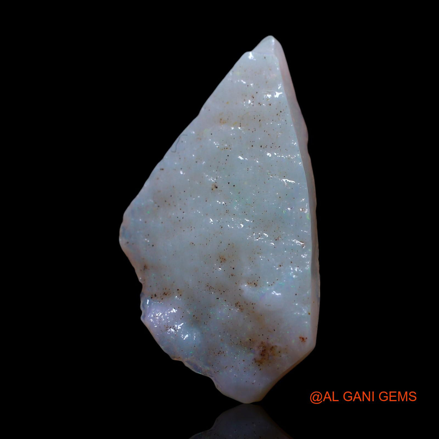 Natural Untreated Fire Opal Loose Gemstone Fancy Rough From Australia 5.00 Cts 24x15x3 mm RF-794