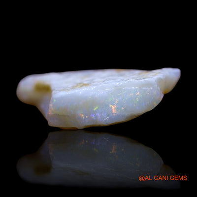Natural Fire Opal Gemstone 8.00 Cts Loose Fancy Rough From Australia 21x14x5 mm RF-795