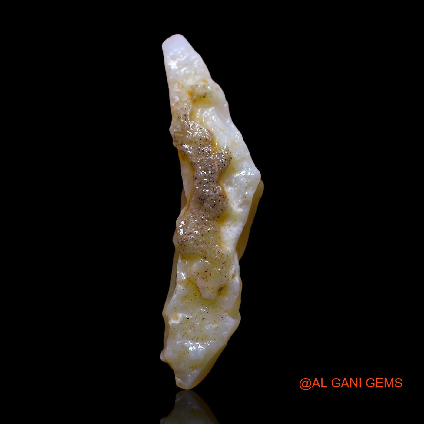 4.00 Cts Natural Australian Fire Opal Loose Gemstone Fancy Rough 27x7x5 mm RF-7