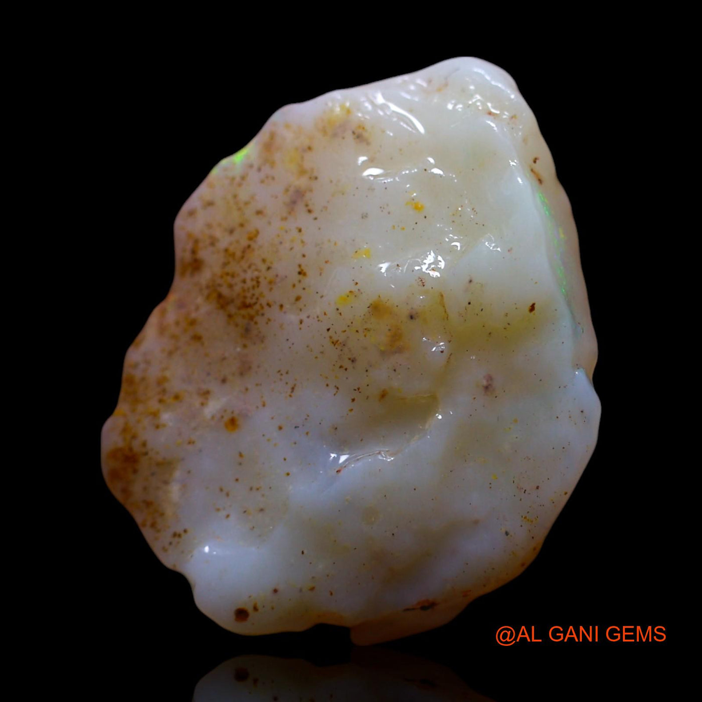 5.00 Cts Natural Australian Fire Opal Loose Gemstone Fancy Rough 19x15x4 mm RF-808