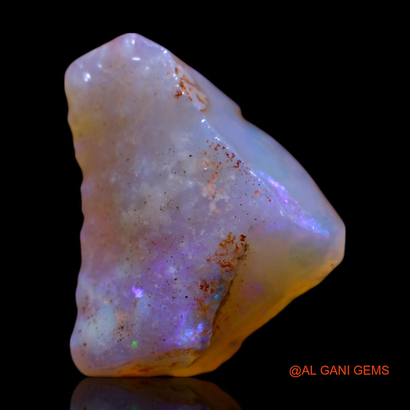8.00 Cts Natural Australian Fire Opal Loose Gemstone Fancy Rough 18x14x7 mm RF-809
