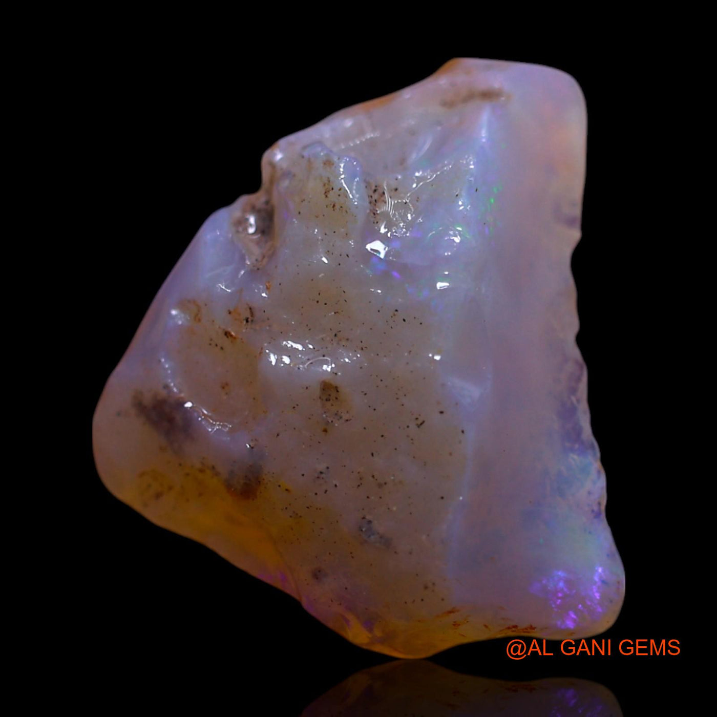 8.00 Cts Natural Australian Fire Opal Loose Gemstone Fancy Rough 18x14x7 mm RF-809